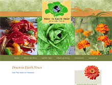 Tablet Screenshot of downtoearthjax.com